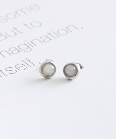Jena espace merveilleux ツブストーンピアス ジェナエスパスメルヴェイユ アクセサリー・腕時計 リング・指輪 ベージュ イエロー