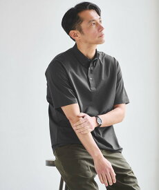 UNITED ARROWS green label relaxing ドライ サッカー ボタンダウン 半袖 ポロシャツ -吸水速乾- ユナイテッドアローズ グリーンレーベルリラクシング トップス ポロシャツ グレー ネイビー【送料無料】