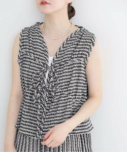 IENA �s�\��tPALIT/�p���b�g JULIA BLOUSE �u���E�X 61OT23 �C�G�i �g�b�v�X �V���c�E�u���E�X �u���b�N�y���������z