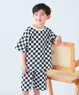 devirock 綿100% 総柄 半袖パジャマ 子供服 キッズ 男の子 女の子 パジャマ 26SS デビロック インナー・…