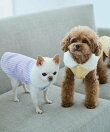 【DOG】ボア衿アソート柄ベスト