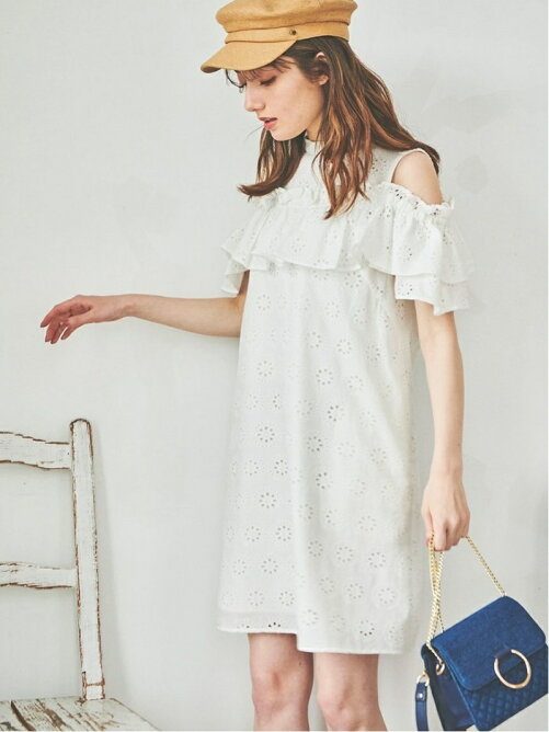 31 Sons De Mode 美人百花6月号掲載 オフショルフリルコットンレースワンピース Rakuten Fashion 楽天ファッション 旧楽天ブランドアベニュー Cq9745