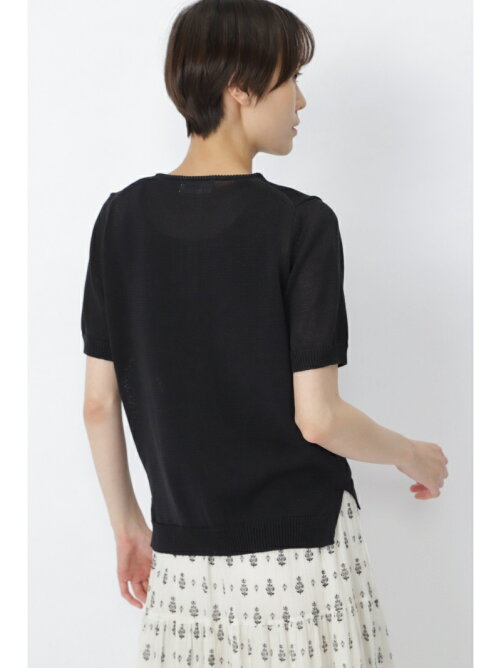 Human Woman ミドルゲージギマ半袖カーディガン Rakuten Fashion 楽天ファッション 旧楽天ブランドアベニュー Db4745