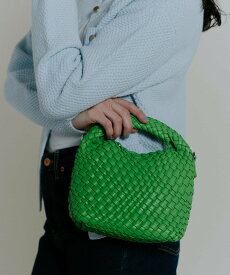 【SALE／81%OFF】Kari & lili mesh hand bag レトロガール バッグ その他のバッグ グリーン パープル