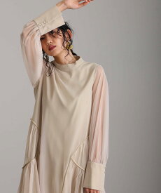 PourVous ワンピースお呼ばれ フォーマル結婚式パーティードレスセレモニーオケージョンドレス プールヴー ワンピース・ドレス ドレス グレー ベージュ グリーン ブラック ブルー ブラウン【送料無料】