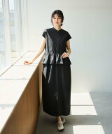 【SALE／30%OFF】#Newans 【洗える】ラウンドフリルワンピース ハッシュニュアンス ワンピース・ドレス …