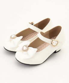 ANY KIDS エナメルヒールパンプス エニィ シューズ・靴 パンプス ブラック ホワイト【送料無料】