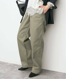 Spick & Span 《新色有り / 追加予約》ルーズベイカーパンツ スピックアンドスパン パンツ カーゴパンツ ホワイト カーキグリーン ベージュ【送料無料】