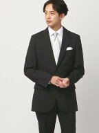 SUIT SQUARE フォーマル 礼服 メンズ 喪服 裾上げ済み 春夏 秋冬用 ワンタック 洗える スーツ スクエア …