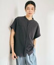 UNITED ARROWS green label relaxing Breeze Cool ポケット ショートスリーブ シャツ -マシンウォッシャブル・吸水速乾・通気性- ユナイテッドアローズ グリーンレーベルリラクシング トップス シャツ・ブラウス ベージュ ホワイト グレー ブルー【送料無料】