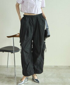 MAISON SPECIAL Side Zipper Parachute Pants メゾンスペシャル パンツ その他のパンツ グリーン ピンク ブラック【送料無料】
