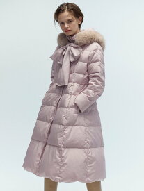 【SALE／30%OFF】CELFORD 【限定カラーあり】フードリボンロングダウンコート セルフォード ジャケット・アウター その他のジャケット・アウター ブラック【送料無料】