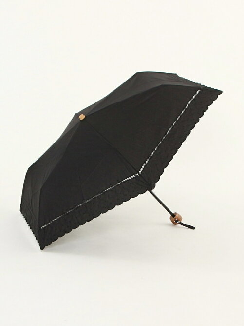 Afternoon Tea Living スカラップドット刺繍晴雨兼用折りたたみ傘 日傘 Rakuten Fashion 楽天ファッション 旧楽天ブランドアベニュー R