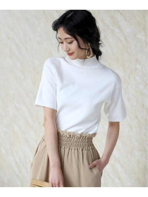 Bou Jeloud Web限定 プチハイネック半袖ニットプルオーバー Rakuten Fashion 楽天ファッション 旧楽天ブランドアベニュー Ah2747