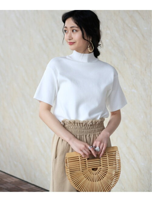 Bou Jeloud Web限定 プチハイネック半袖ニットプルオーバー Rakuten Fashion 楽天ファッション 旧楽天ブランドアベニュー Ah2747