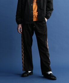 【SALE／30%OFF】Schott TAPING JERSEY TRACK PANTS/テーピングジャージ トラックパンツ ショット パンツ その他のパンツ ブラック オレンジ シルバー【送料無料】