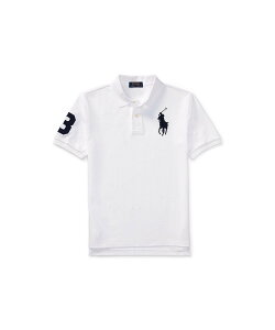 POLO RALPH LAUREN (�{�[�C�Y 8��~20��)Big Pony �R�b�g�� ���b�V�� �|���V���c �����t���[���� �g�b�v�X �|���V���c �z���C�g�y���������z