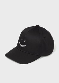 Paul Smith ウィメンズ "Happy" ベースボールキャップ ポール・スミス 帽子 その他の帽子 ホワイト ブラック【送料無料】