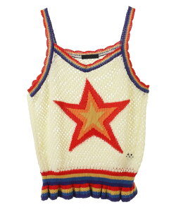 �ySALE�^60%OFF�zCandy Stripper STAR KNIT CAMISOLE �L�����f�B�X�g���b�p�[ �g�b�v�X �L���~�\�[�� �u���b�N �z���C�g�y���������z
