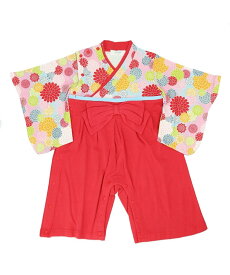 BACKYARD FAMILY Aenak アエナック 女児はかまロンパース ローラ マタニティウェア・ベビー用品 ロンパース・カバーオール ピンク