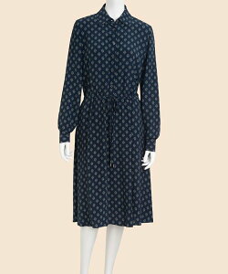 BROOKS BROTHERS �r�X�R�[�X�N���[�v �t�[���[�h�v�����g �h���[�X�g�����O �V���c�h���X �u���b�N�X �u���U�[�Y �����s�[�X�E�h���X �����s�[�X �l�C�r�[�y���������z