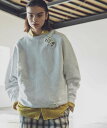 【SALE／70%OFF】monkey time BEAUTY&YOUTH UNITED ARROWS ＜monkey time＞ フレンチテリー ディストレスド クルーネック スウェット ユナイテッドアローズ アウトレット トップス スウェット・トレーナー グレー【送料無料】