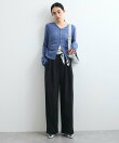 【洗える/防シワ】チノライクグルカワイドパンツ