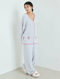 【SALE／30%OFF】gelato pique ラメフェザーロングパンツ ジェラートピケ インナー・ルームウェア その他のインナー・ルームウェア レッド ピンク【送料無料】