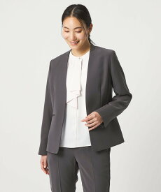 【SALE／30%OFF】a day in the life ダブルクロス Vネックジャケット -セットアップ対応・ ウォッシャブル- ＜A DAY IN THE LIFE＞ ユナイテッドアローズ アウトレット スーツ・フォーマル スーツジャケット ベージュ ネイビー グレー ブラック【送料無料】
