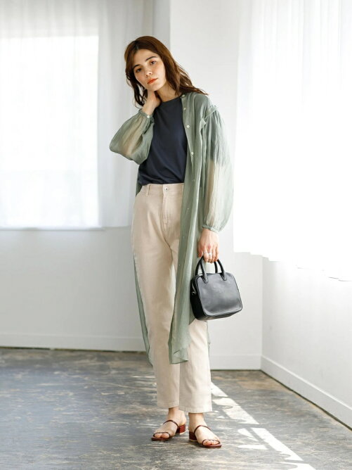 Koe Web限定 インナー付シアーロングシャツワンピース Rakuten Fashion 楽天ファッション 旧楽天ブランドアベニュー Cu9749