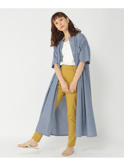Studio Clip デザインバンドカラーシャツワンピース Rakuten Fashion 楽天ファッション 旧楽天ブランドアベニュー Df1749