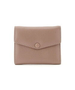 Fun&Daily F&D:Cow Leather Compact Wallet �t�@���A���h�f�C���[ ���z�E�|�[�`�E�P�[�X ���z �u���b�N �x�[�W�� �O���[ �O���[��
