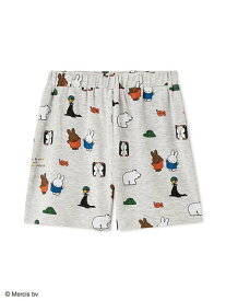 gelato pique 【Dick Bruna】【KIDS】【接触冷感】総柄ショートパンツ ジェラートピケ パンツ その他のパンツ イエロー ピンク グレー【送料無料】