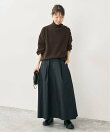 《予約》ゴールドボタンハイネックニットプルオーバー