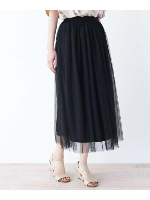 Shoo La Rue フリーサイズ ギャザーフレアチュールスカート Rakuten Fashion 楽天ファッション 旧楽天 ブランドアベニュー Aw0750
