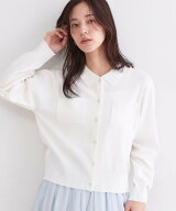 【SALE／60%OFF】OPAQUE.CLIP ポロ衿ニットカーディガン【洗濯機OK】 オペークドットクリップ トップス …