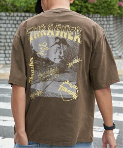 VENCE share style MENs �yTHRASHER /�X���b�V���[�z�s�O�����g�t�H�g�v�����gT ���@���X �G�N�X�`�F���W �g�b�v�X �J�b�g�\�[�ET�V���c �O���[ �u���E�� �s���N�y���������z