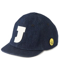 【SALE／67%OFF】J.J CAMP J.J CAMP/(K)デニムキャップ フェルトネーム 帽子 J.J CAMP ローブ 帽子 キャップ ネイビー