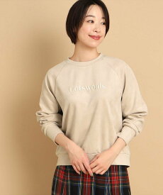 【SALE／40%OFF】Dessin ロゴ刺繍スェードライクプルオーバー(S~L) デッサン トップス カットソー・Tシャツ グレー ブラウン【送料無料】