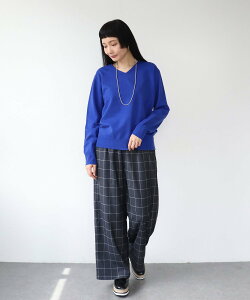 �ySALE�^60%OFF�zThree Four Time Three Four Time/���M���H�E�H�b�V���u��V�l�b�N�v���I�[�o�[ �X���[�t�H�[�^�C�� �g�b�v�X �j�b�g �u���[ �u���b�N ���b�h �C�G���[ �z���C�g