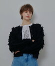 フリンジシャギー2WAYプルオーバー