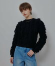 フリンジシャギー2WAYプルオーバー
