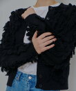 フリンジシャギー2WAYプルオーバー