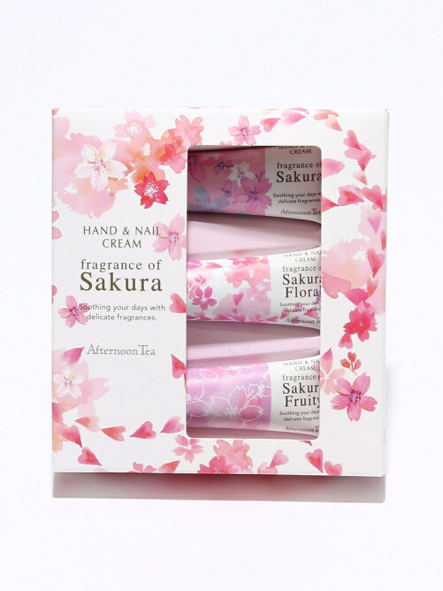 Afternoon Tea Living 桜ハンドクリーム3本セット Rakuten Fashion