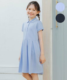 組曲 KIDS 【110-140cm】 カノコポロワンピース クミキョク ワンピース・ドレス ドレス ブルー ネイビー【送料無料】