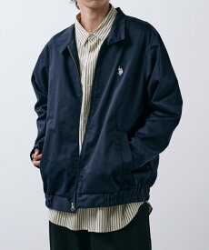 【SALE／46%OFF】U.S. POLO ASSN. U.S. POLO ASSN./90's ヘビーツイルジャケット/スイングトップ ポロ セットアップセブン ジャケット・アウター ブルゾン・ジャンパー ベージュ ブラック カーキグリーン ネイビー【送料無料】