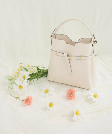 MAJESTIC LEGON ノットベルトショルダーバッグ マジェスティックレゴン バッグ ショルダーバッグ ブラック ピンク ホワイト【送料無料】