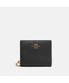 【SALE／45%OFF】COACH OUTLET 【公式】スナップ ウォレット コーチ　アウトレット 財布・ポーチ・ケース 財布 ブラック【送料無料】