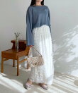 【堀未央奈さん着用アイテム】フリルティアードナロースカート