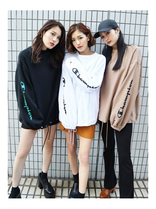 Emoda Emoda Champion ボリュームワイドフーディ Rakuten